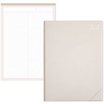 데얼스 도큐먼트 파일홀더 B5 + 노트패드 B5 2p, 바닐라, 1세트
