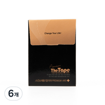하이모 더 테이프 스킨 소재용 앞이마 프리미엄 에어 가발 테이프 40p, 6개