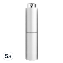 모던앳 롤링업 향수 스프레이 공병 8ml, 메탈실버, 5개