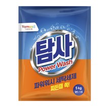 탐사 파워워시 가루 세탁세제, 5kg, 1개