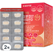 일양약품 프라임 철분 엽산 비타민D 플러스 49.5g, 2개, 90정