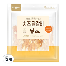 퍼피아이 치즈 닭갈비 사사미 320g, 5개