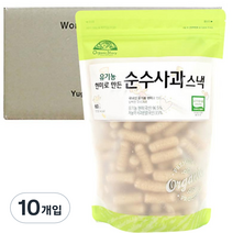 오가닉스토리 유기농 현미로 만든 순수사과 스낵 60g, 현미, 10개