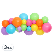 파티마트 풍선 가랜드 클라우드 만들기 DIY 세트, 캔디, 3세트