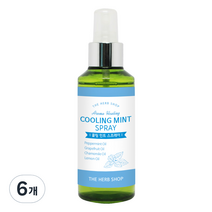 더허브샵 쿨링 민트 스프레이, 150ml, 6개