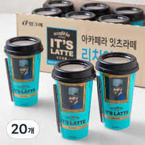빙그레 아카페라 잇츠라떼 리치연유, 320ml, 20개