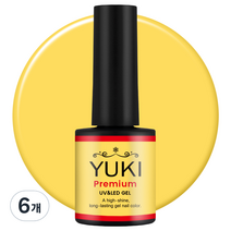 유키 프리미엄 컬러젤 10g, 013호 골든옐로우, 6개