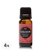 러브바스 아로마 에센셜오일 제라늄, 10ml, 4개