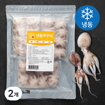 신선작 쭈꾸미 (냉동), 600g(8미), 2개
