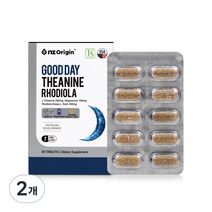 엔젯오리진 굿데이 테아닌 로디올라, 30정, 2개