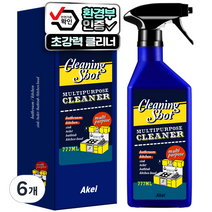 아케이 리빙 클리닝샷 다목적세정제, 777ml, 6개