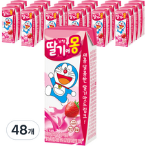 남양유업 딸기에몽, 180ml, 48개
