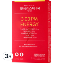 바이탈뷰티 워터플러스 에너지 자몽망고 10p, 38g, 3개