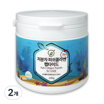 휴나인 저분자 피쉬콜라겐 펩타이드, 200g, 2개