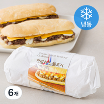 테이트 크림치즈 불고기 치아바타 (냉동), 195g, 6개