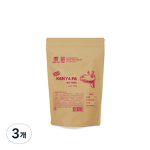 1킬로커피 싱글오리진 케냐 피베리, 홀빈(분쇄안함), 334g, 3개