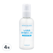 누리숲 누리촉촉 워터밸런스 스킨, 160ml, 4개