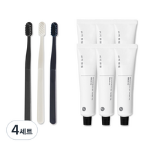 생활도감 치약 6p + 칫솔 3p, 4세트