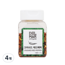 딜리셔스마켓 크러쉬드 레드페퍼 고춧가루 소형, 40g, 4개