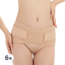 콩 산후 골반 밴드 베이지 L, 6개