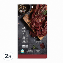 미소향 소고기육포, 80g, 2개