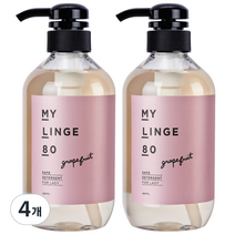 마이랑쥬 80 여성 속옷 세정제, 480ml, 4개