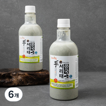 프레시오늘 신선냉장 껍질째 손수 영양가득 진한 윤성순장모님 장단콩 서리태 콩국, 500ml, 6개