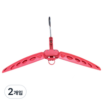 JNJ 서핑 웻슈트 잠수복 다이빙슈트 옷걸이, 레드, 2개입