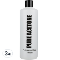 퓨어 아세톤, 1000ml, 3개