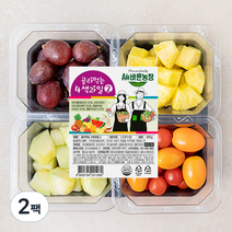 All 바른농장 골라먹는 4색과일 2, 970g, 2팩