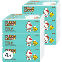 헬로키티 뽑아쓰는키친타올3겹100매, 100매, 12개