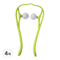 스토리빙 골프공 목 어깨 마사지기, 4개, 그린