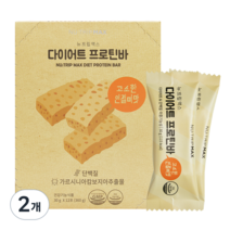 뉴트립맥스 다이어트 프로틴바 12p, 360g, 2개