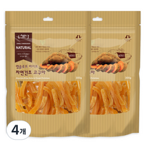 앱솔루트바이트 자연건조 반려견 간식, 고구마 맛, 4개