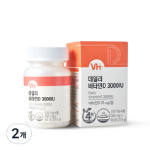 비타민하우스 데일리 비타민D 3000IU 21.6g, 60정, 2개