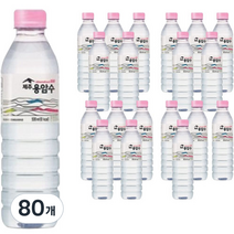 제주용암수, 500ml, 80개