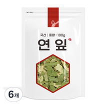자연초 연잎차, 100g, 6개