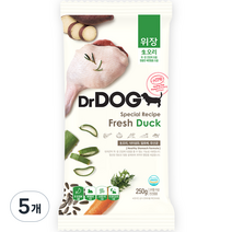 닥터독 위장 오리 사료, 5개, 250g