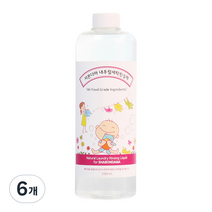 샤본다마 내추럴세탁린싱제, 1L, 6개