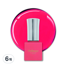 벨랑시 원스텝 젤네일 5ml, SN 30 네온 핑크, 6개