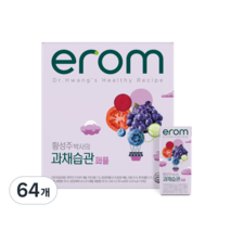이롬 황성주 과채습관 퍼플 혼합주스, 190ml, 64개
