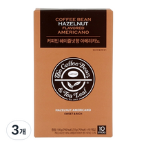 커피빈 헤이즐넛향 아메리카노 커피믹스, 15g, 10개입, 3개