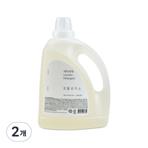 생활공작소 세탁세제 본품 그린플로럴향, 3L, 2개