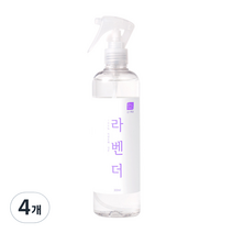 순수백과 라벤더 스프레이, 300ml, 4개