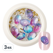 위드샨셀렉션 유리알 스톤 세트, 워터 바이올렛, 3세트