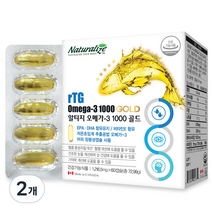 네추럴라이즈 알티지 오메가 3 1000 골드, 60정, 2개