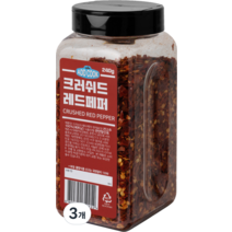 ADDCOOK 크러쉬드레드페퍼, 240g, 3개