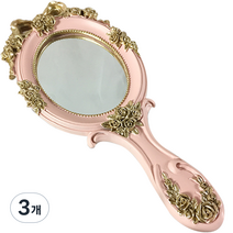 더블제이 엔틱 공주 손거울, 핑크, 3개