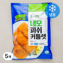 풀무원 풀스키친 네모 피쉬 커틀렛 (냉동), 5개, 600g