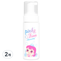 핑크공주 핑키 키즈 버블 폼 클렌징, 150ml, 2개